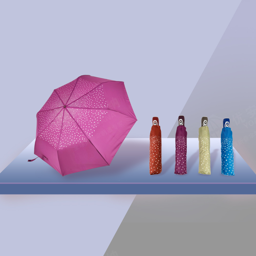 个性小波点晴雨伞